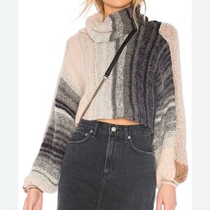 Cloud Kicker Sweater in Grey Combo Free People